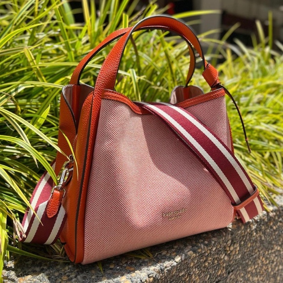 kate spade Handbags - <kate spade> knott canvas medium crossbody tote/NWT!!